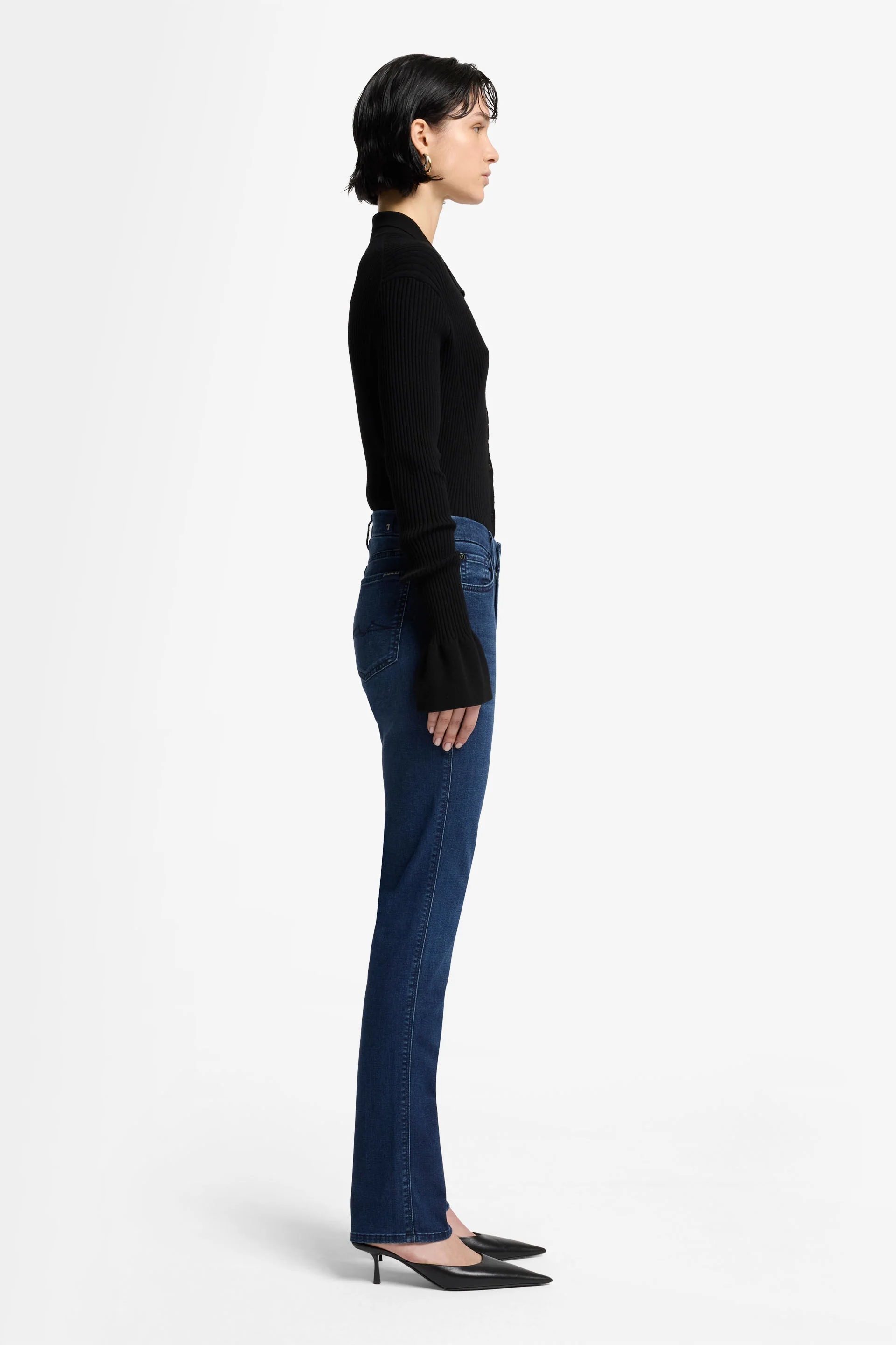 Kimmie Straight B(Air) Eco Park Avenue Jeans - Dark Blue - Image 4