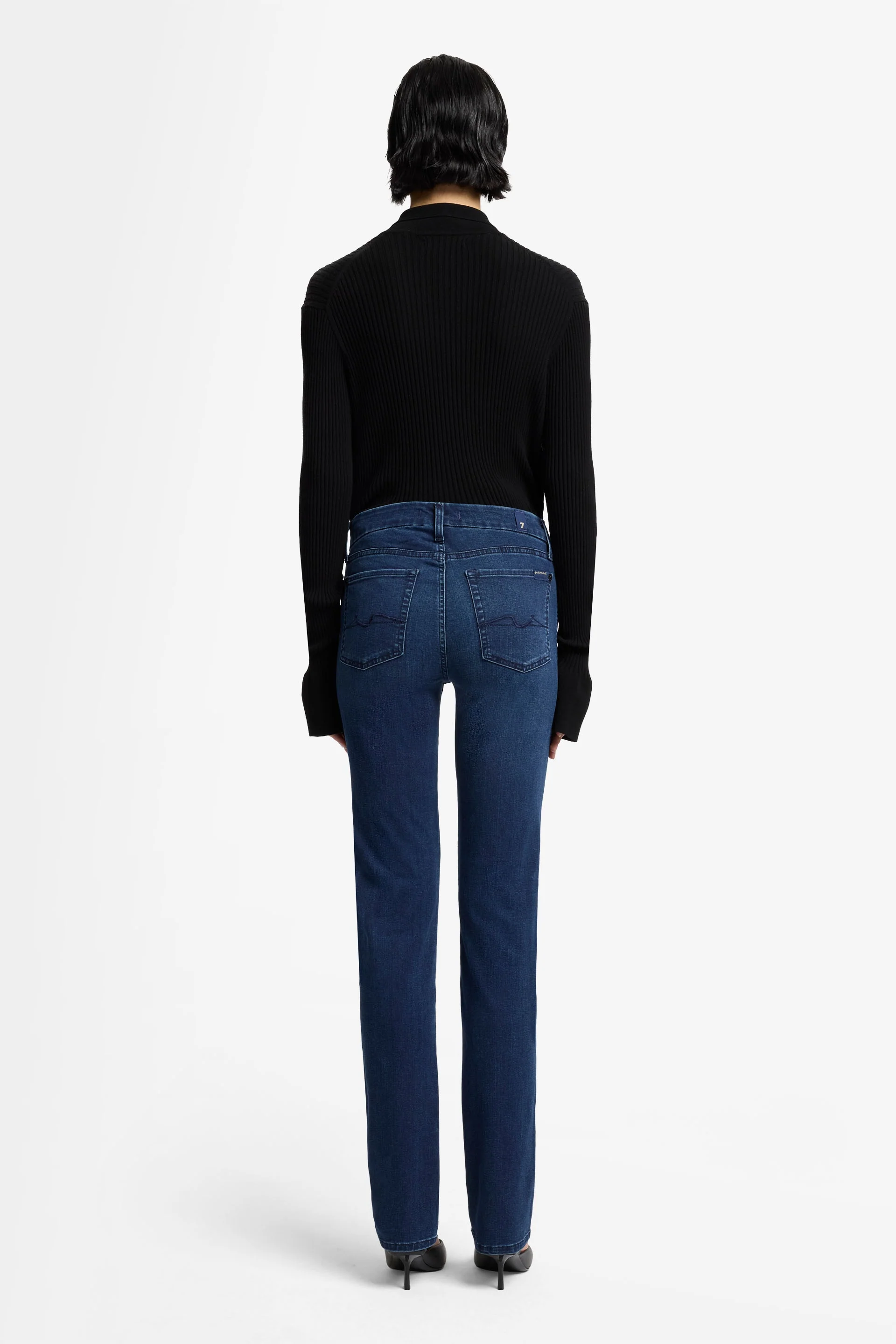 Kimmie Straight B(Air) Eco Park Avenue Jeans - Dark Blue - Image 5