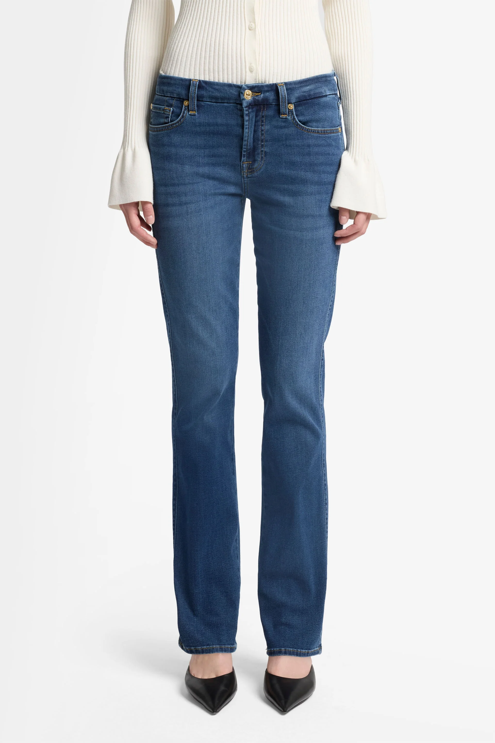 Kimmie Straight B(Air) Eco Duchess Jeans - Mid Blue - Image 3
