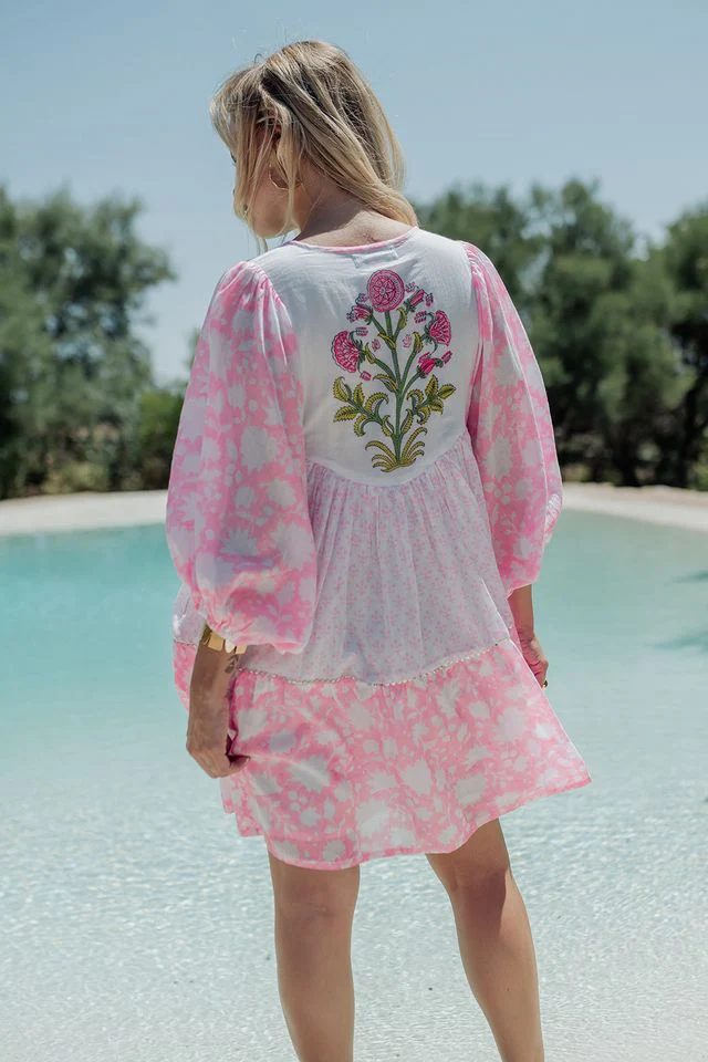 L163 Dress - Pink - Image 4
