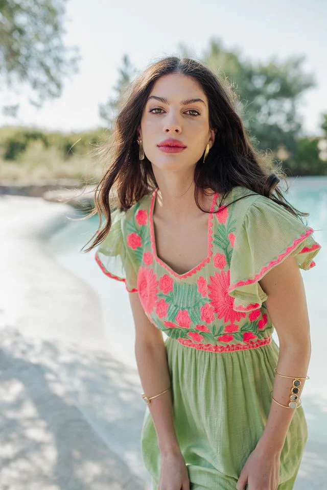 L179 Dress - Green - Image 2