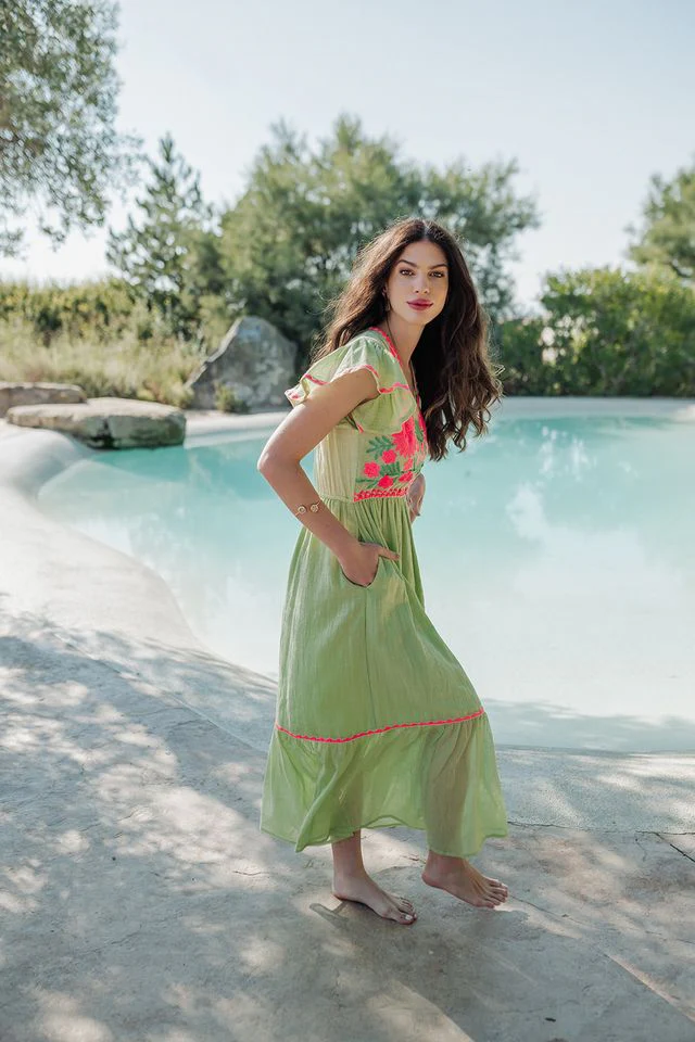 L179 Dress - Green - Image 5