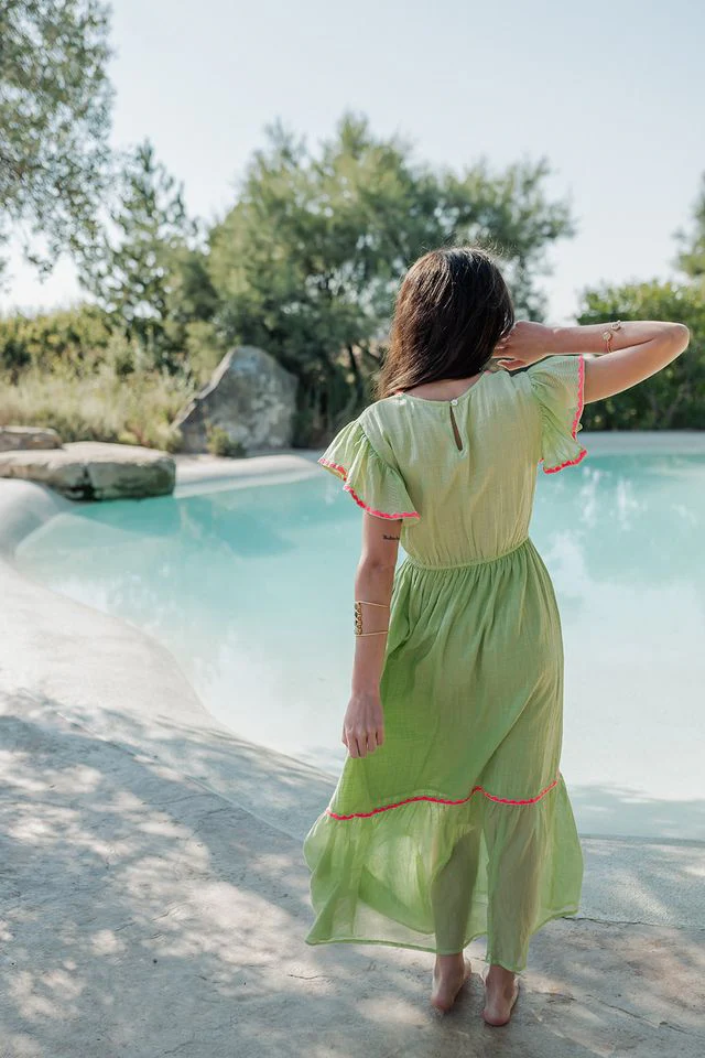 L179 Dress - Green - Image 6