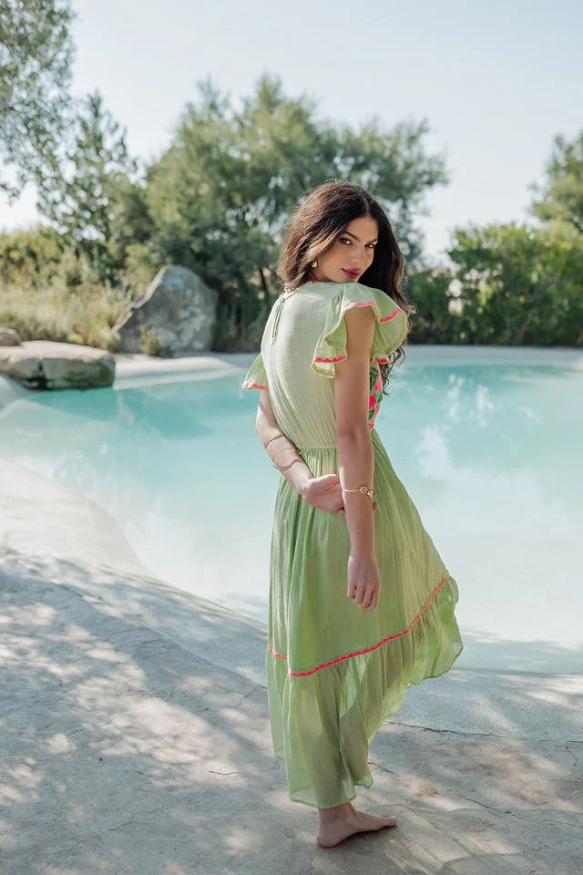 L179 Dress - Green - Image 7