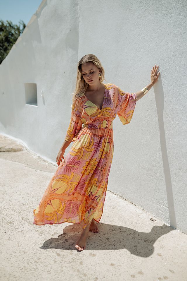 L321 Dress - Orange - Image 2