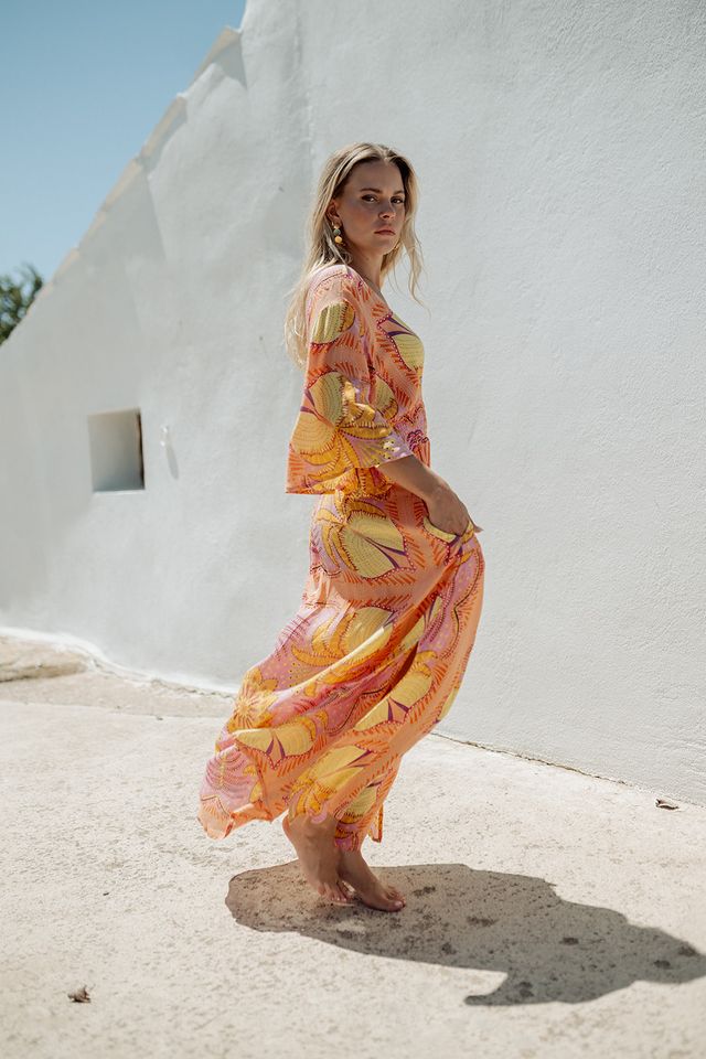 L321 Dress - Orange - Image 3