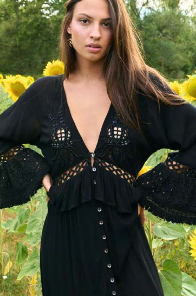 L335 Dress - Black - Image 2