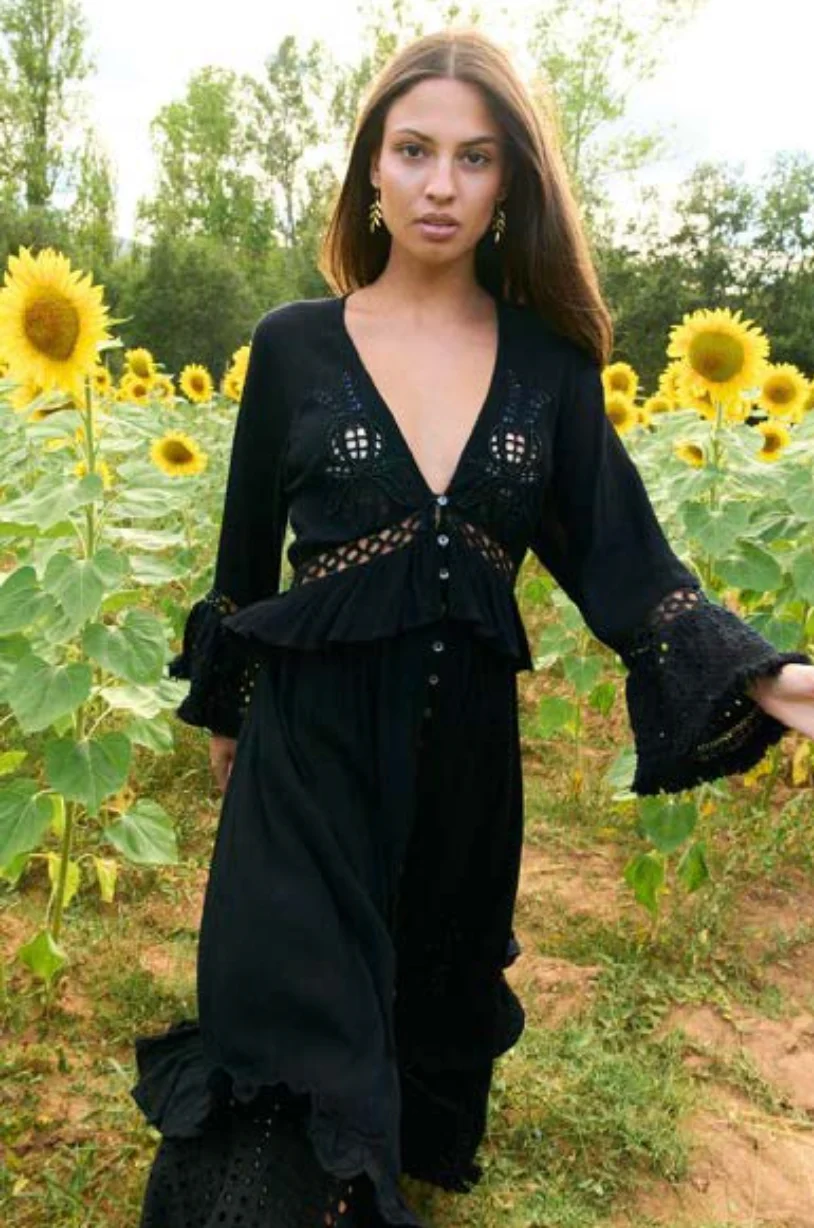 L335 Dress - Black - Image 3