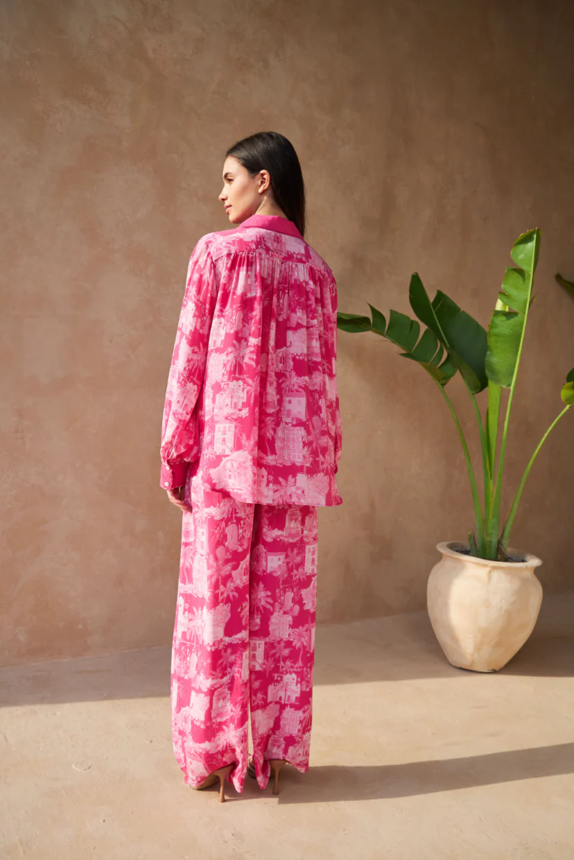 Larch Trousers - Fuchsia Play - Image 3