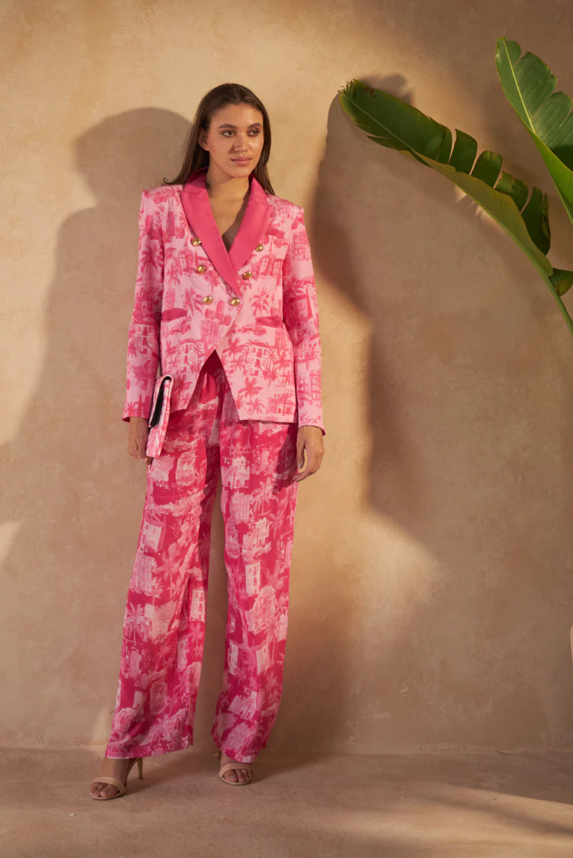 Larch Trousers - Fuchsia Play - Image 4
