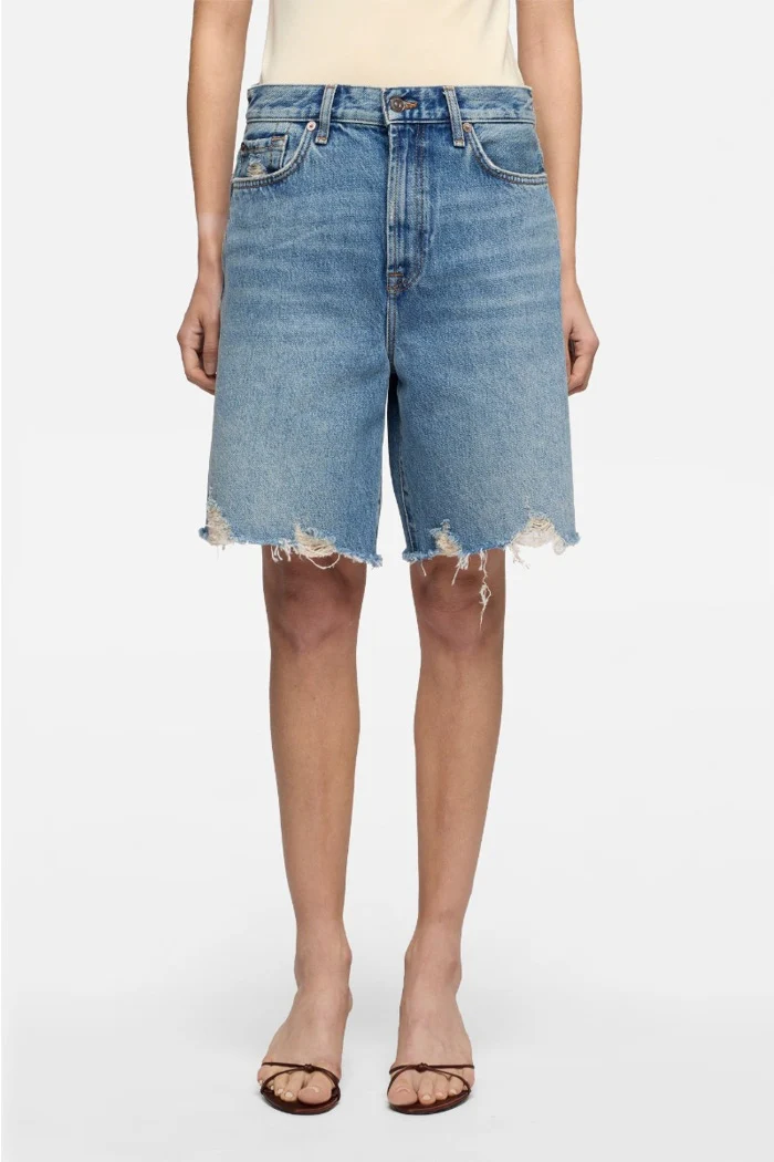 Lola Wave Shorts - Mid Blue - Image 3