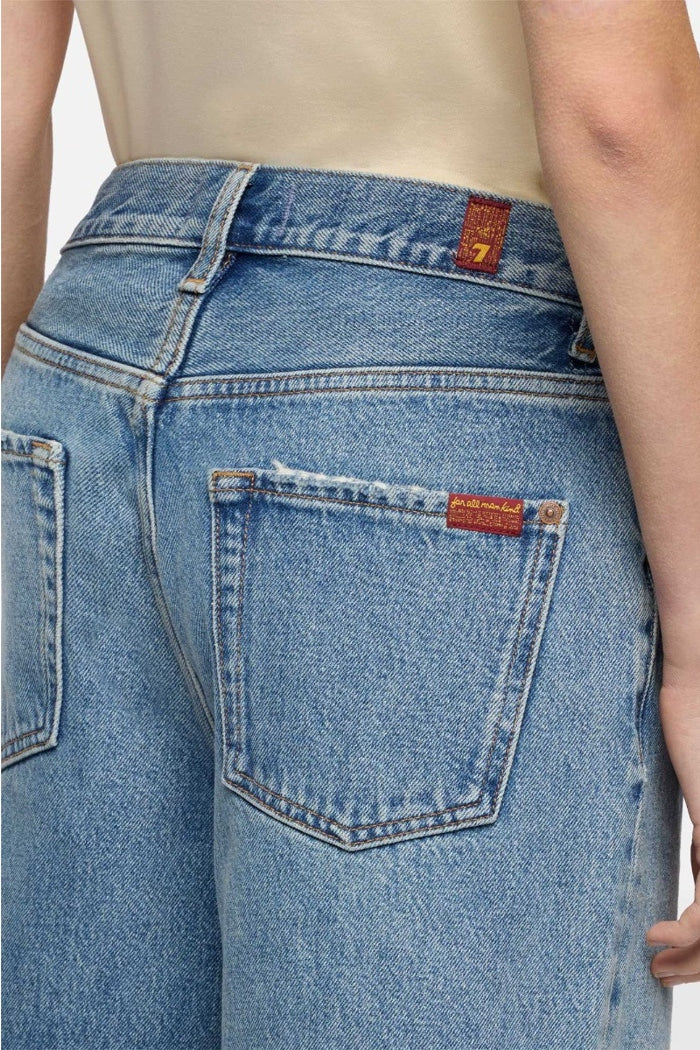 Lola Wave Shorts - Mid Blue - Image 4
