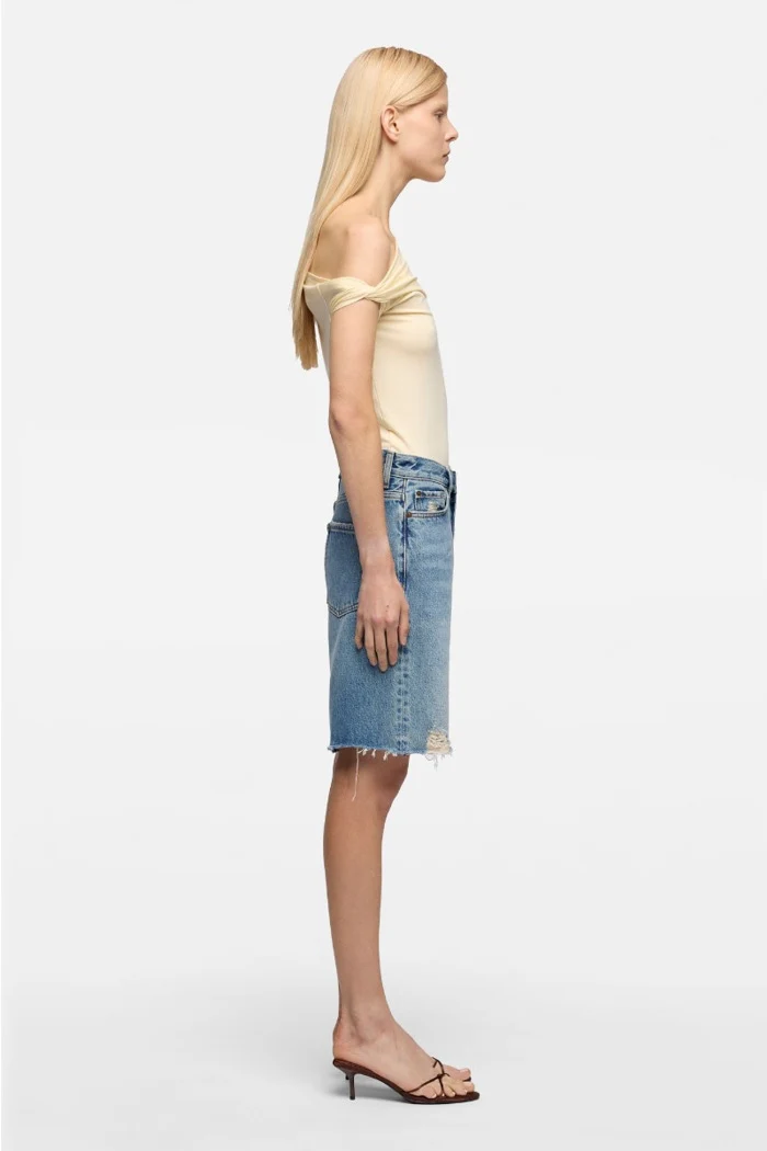 Lola Wave Shorts - Mid Blue - Image 6