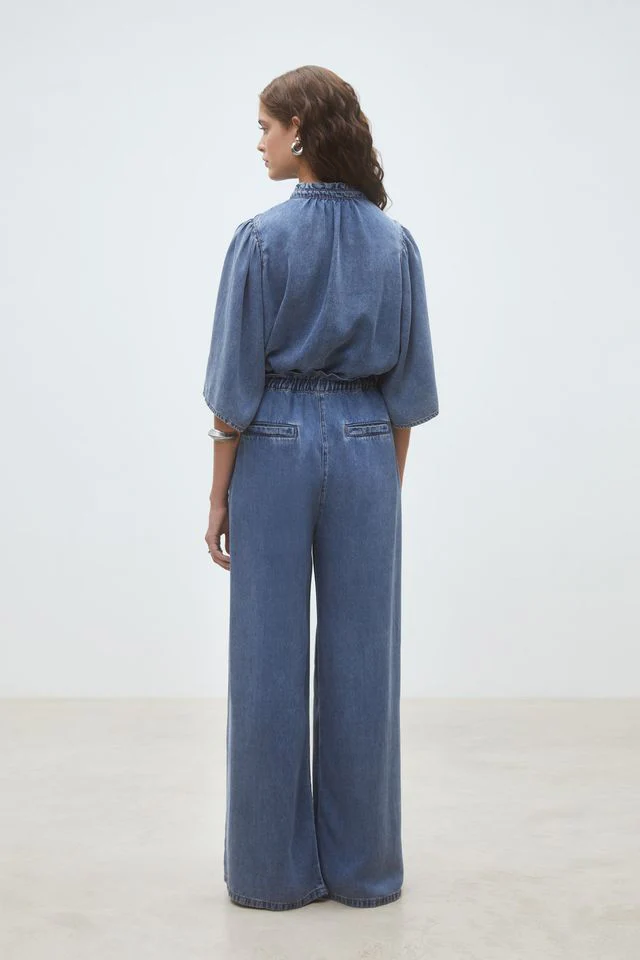 Louise Blouse - Blue Jeans - Image 3
