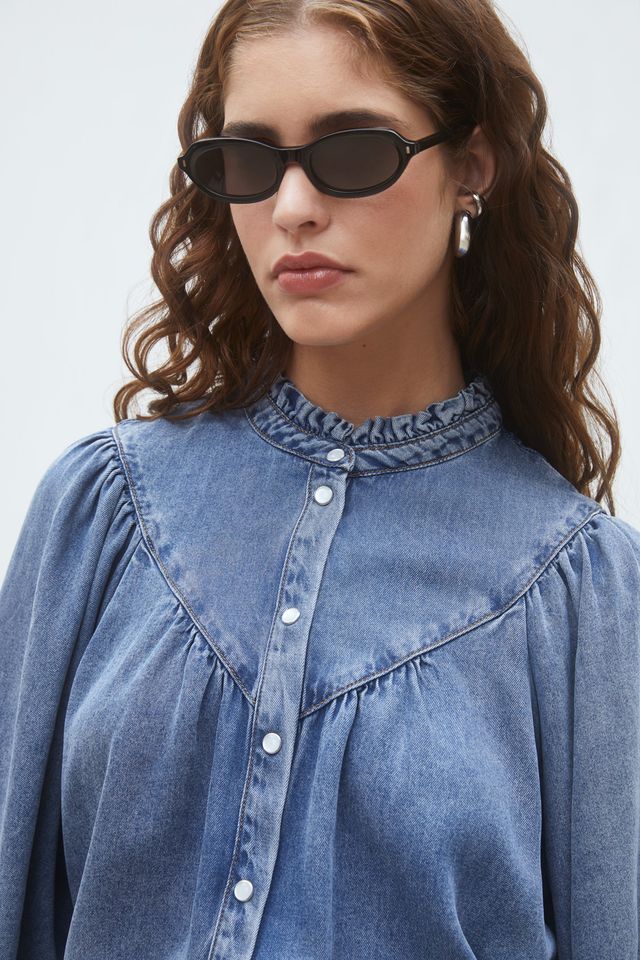 Louise Blouse - Blue Jeans - Image 4