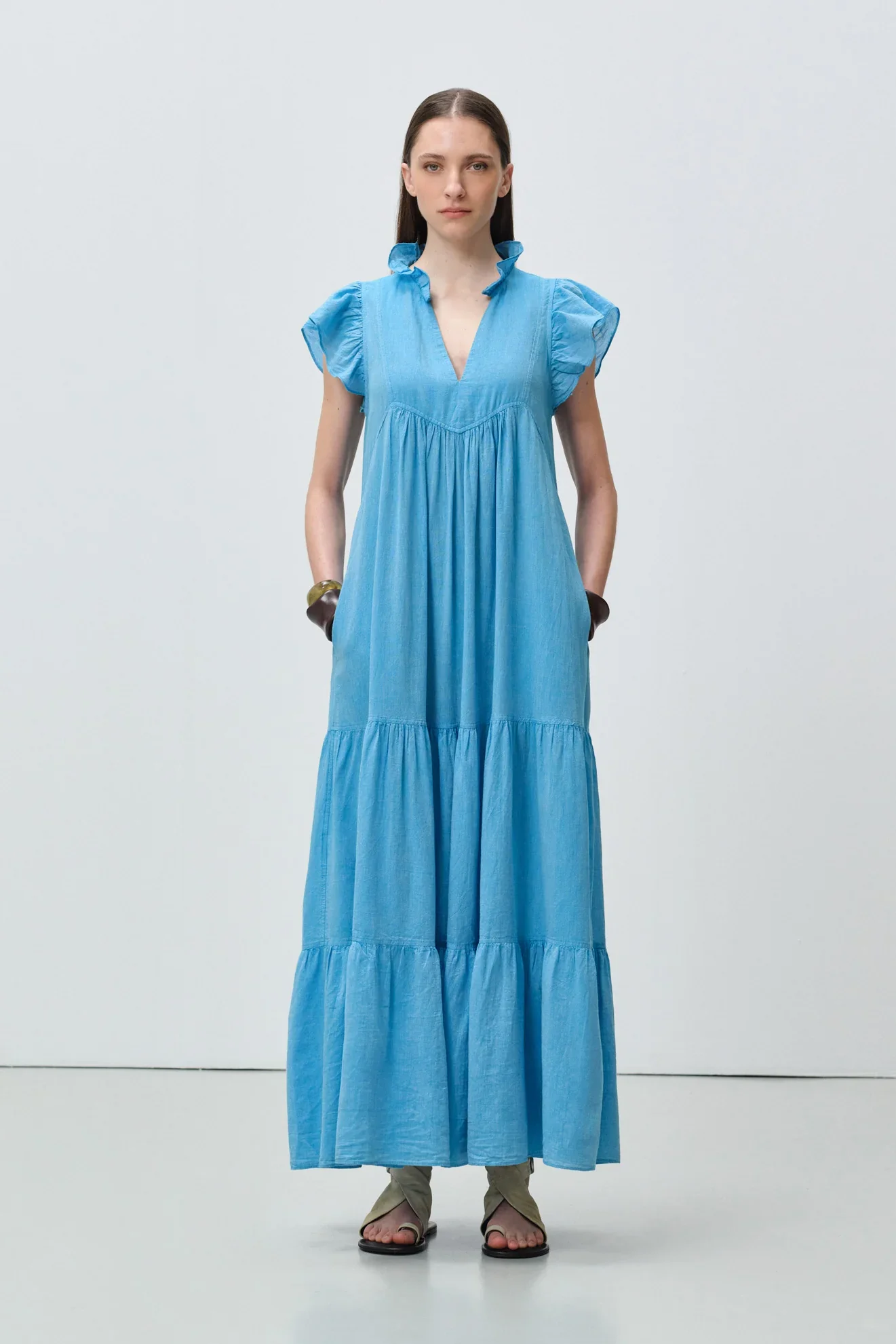 Lunaire Dress - Turquoise - Image 4