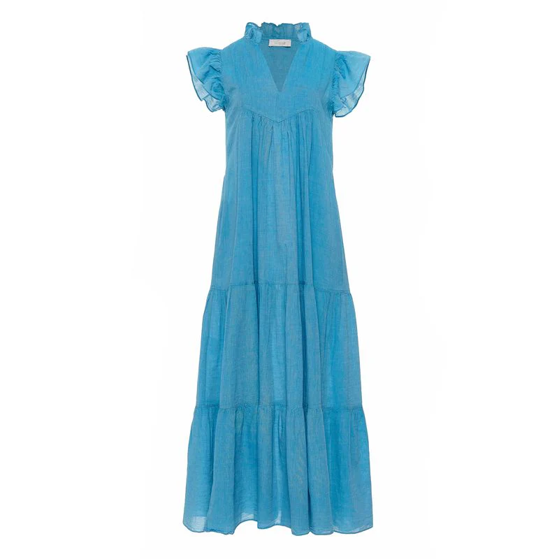 Lunaire Dress - Turquoise - Image 9
