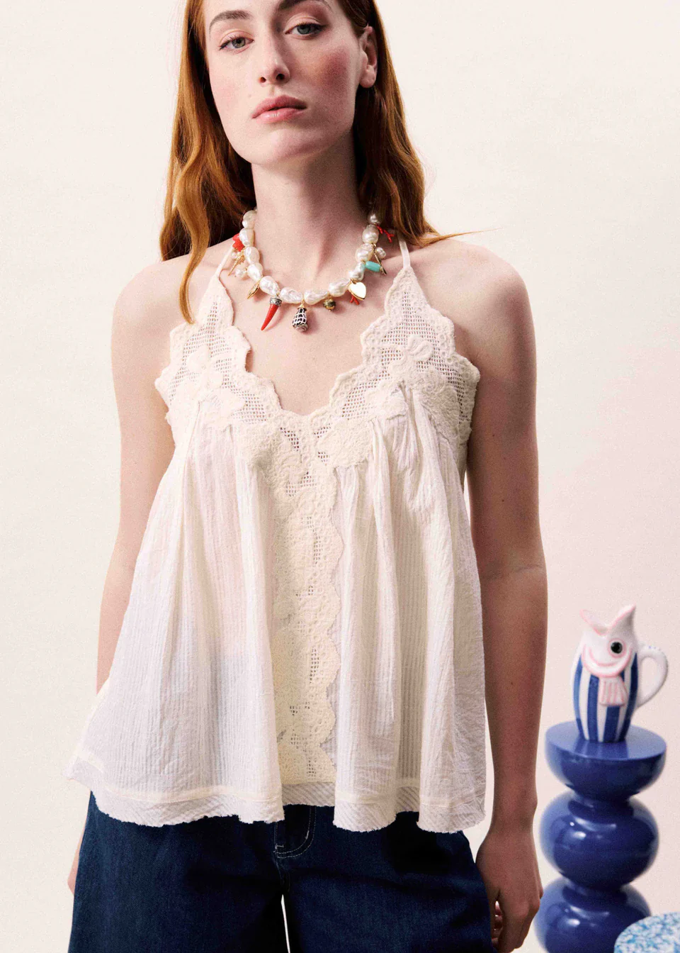 Melobosis Top - Cream - Image 2