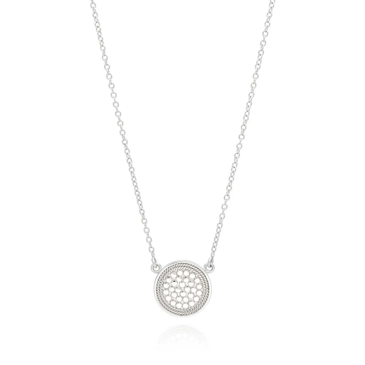 Mini Disc Necklace - Gold & Silver - Image 3