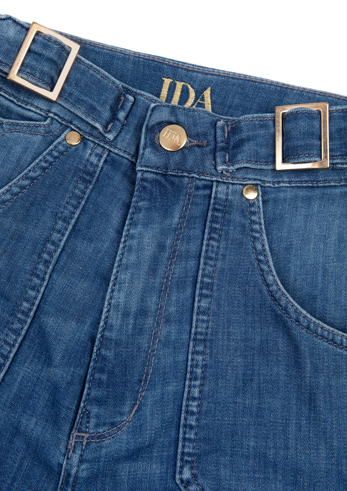 Minnie The High Top Wide Leg Flared Jeans - Lazy Afternoon - Image 6