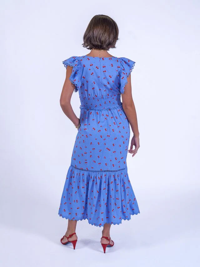 Misha Dress - Blue Cherry - Image 16