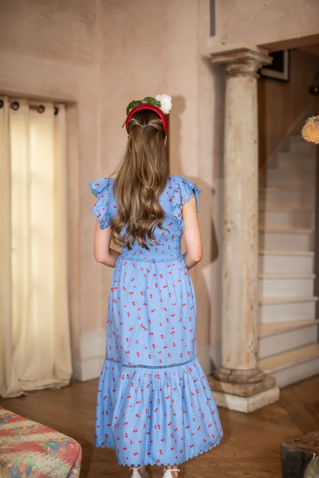 Misha Dress - Blue Cherry - Image 6