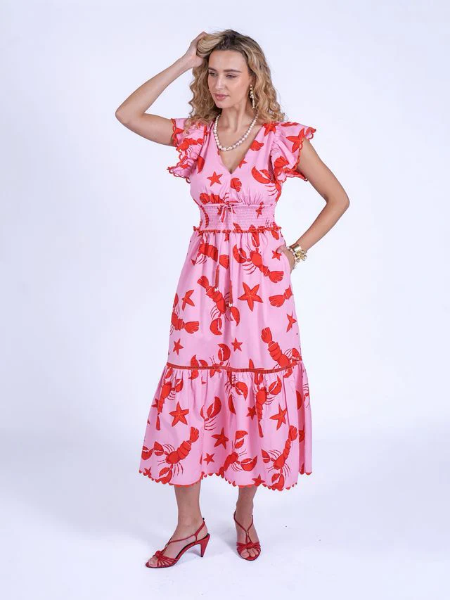 Misha Dress - Lobster & Starfish - Image 12