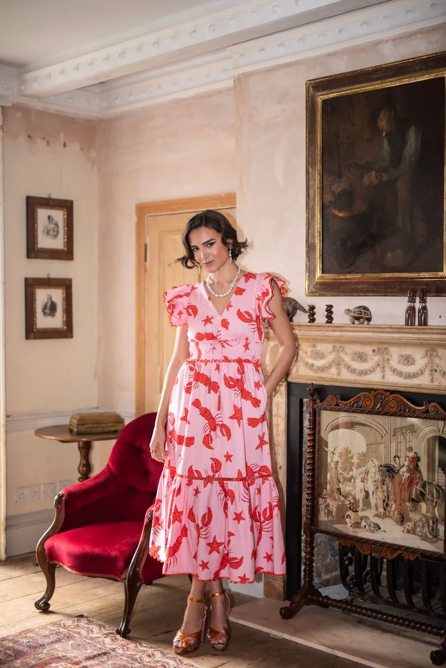 Misha Dress - Lobster & Starfish - Image 3
