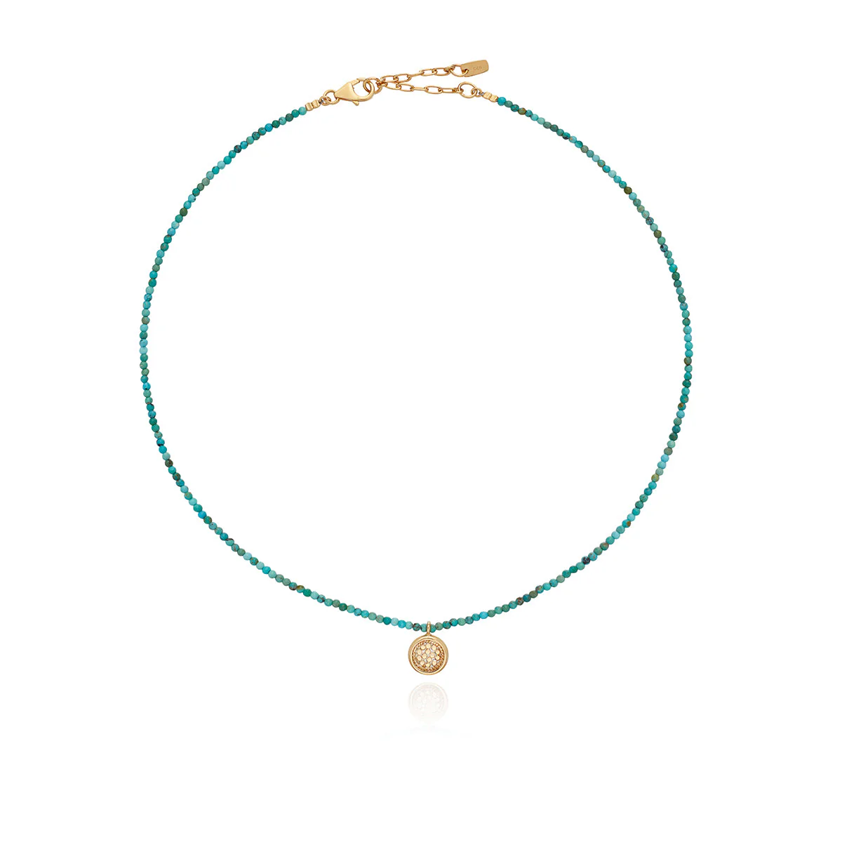 Turquesa Beaded Necklace - Turquoise - Image 6