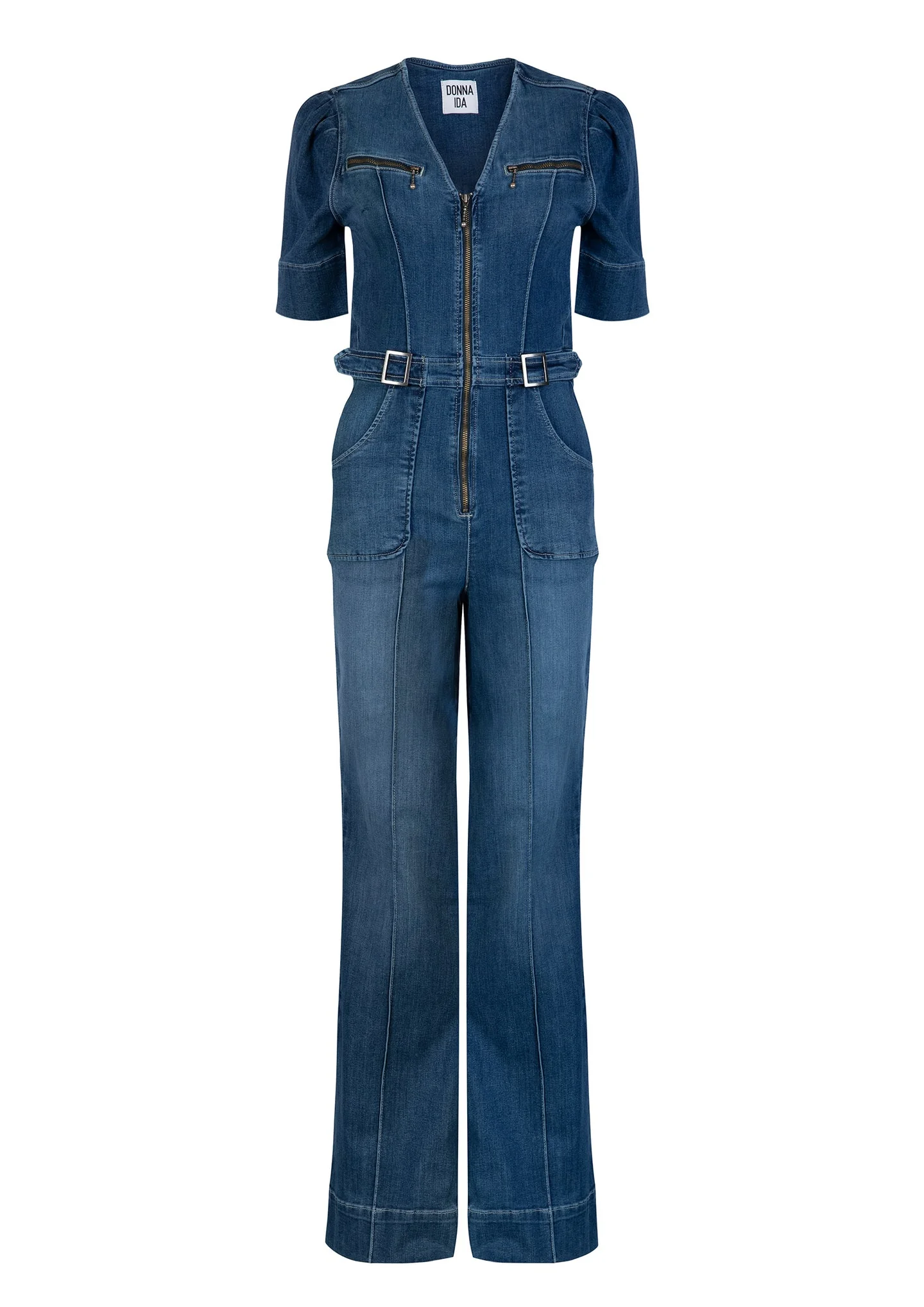 Opal The Softly Curved Jumpsuit - Fawcett Blue - Image 5