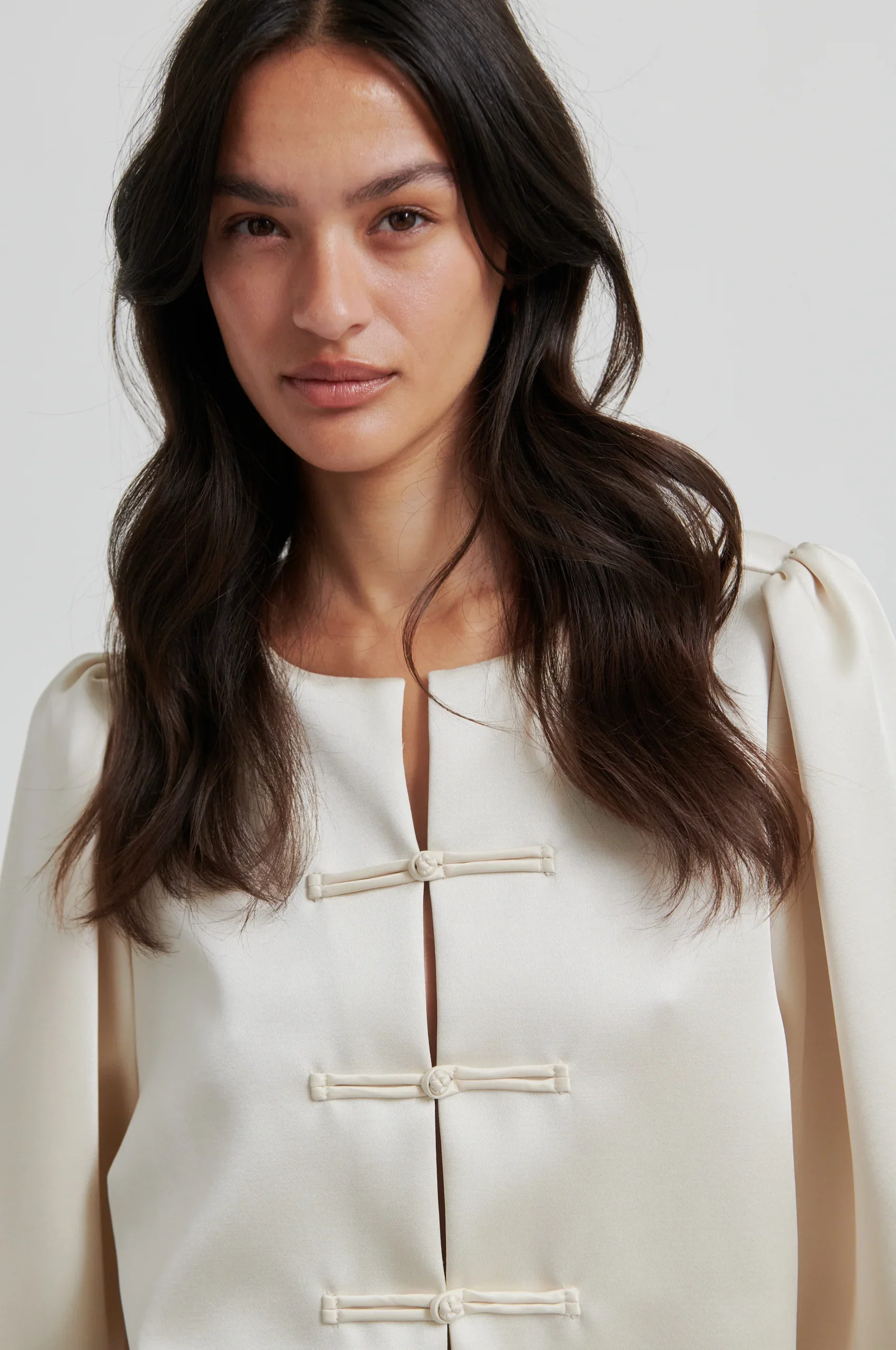 Perlla New Blouse - Soft Beige - Image 2