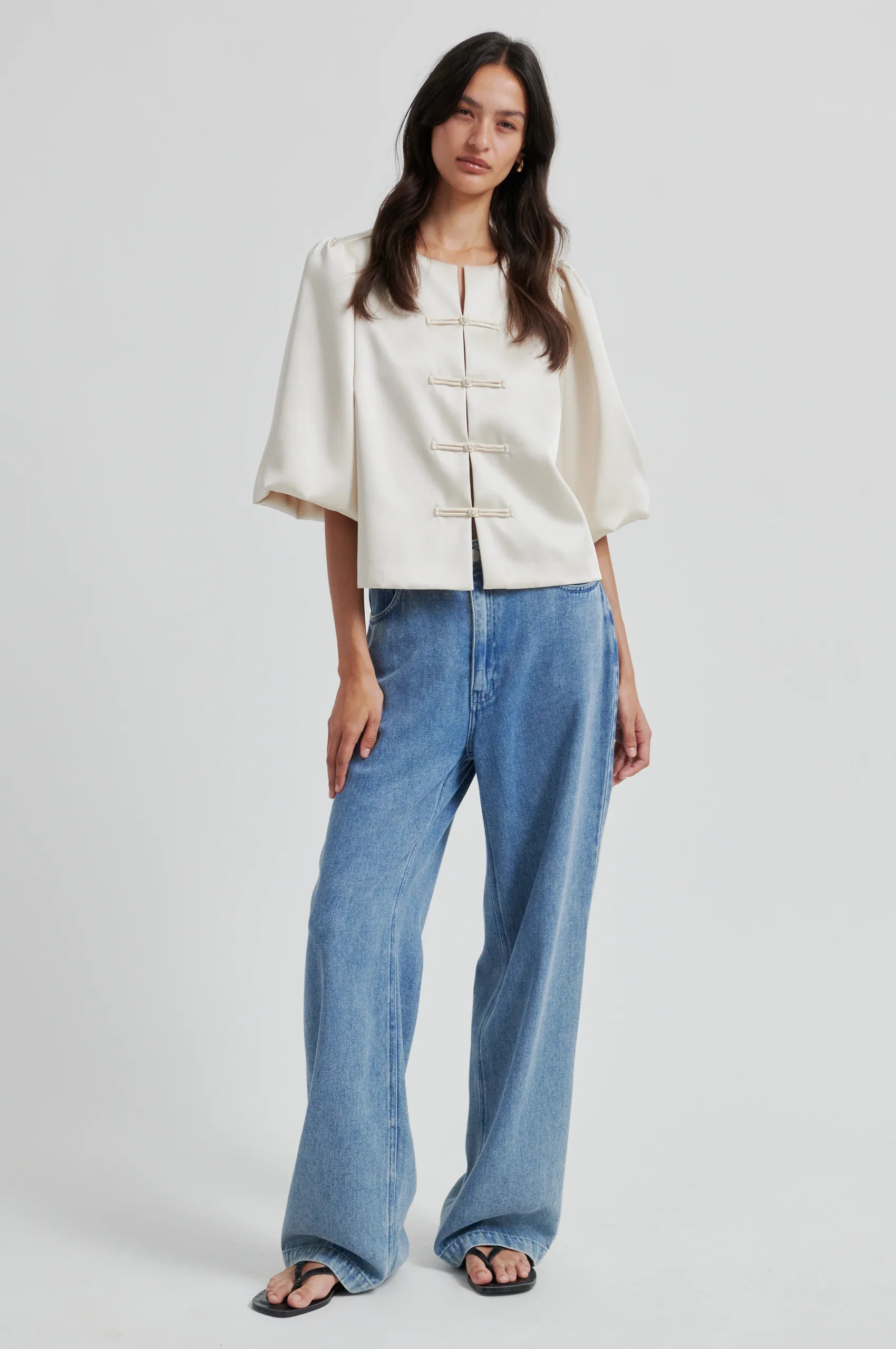 Perlla New Blouse - Soft Beige - Image 4