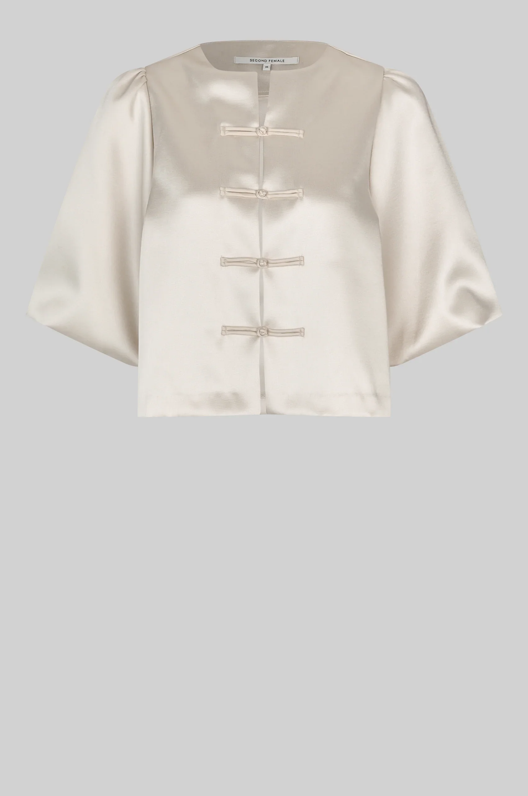 Perlla New Blouse - Soft Beige - Image 7