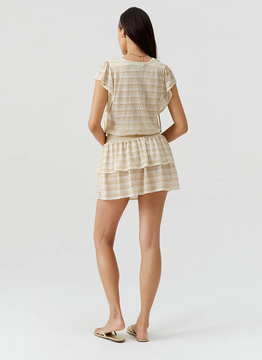 Remi Dress - Gold - Image 4