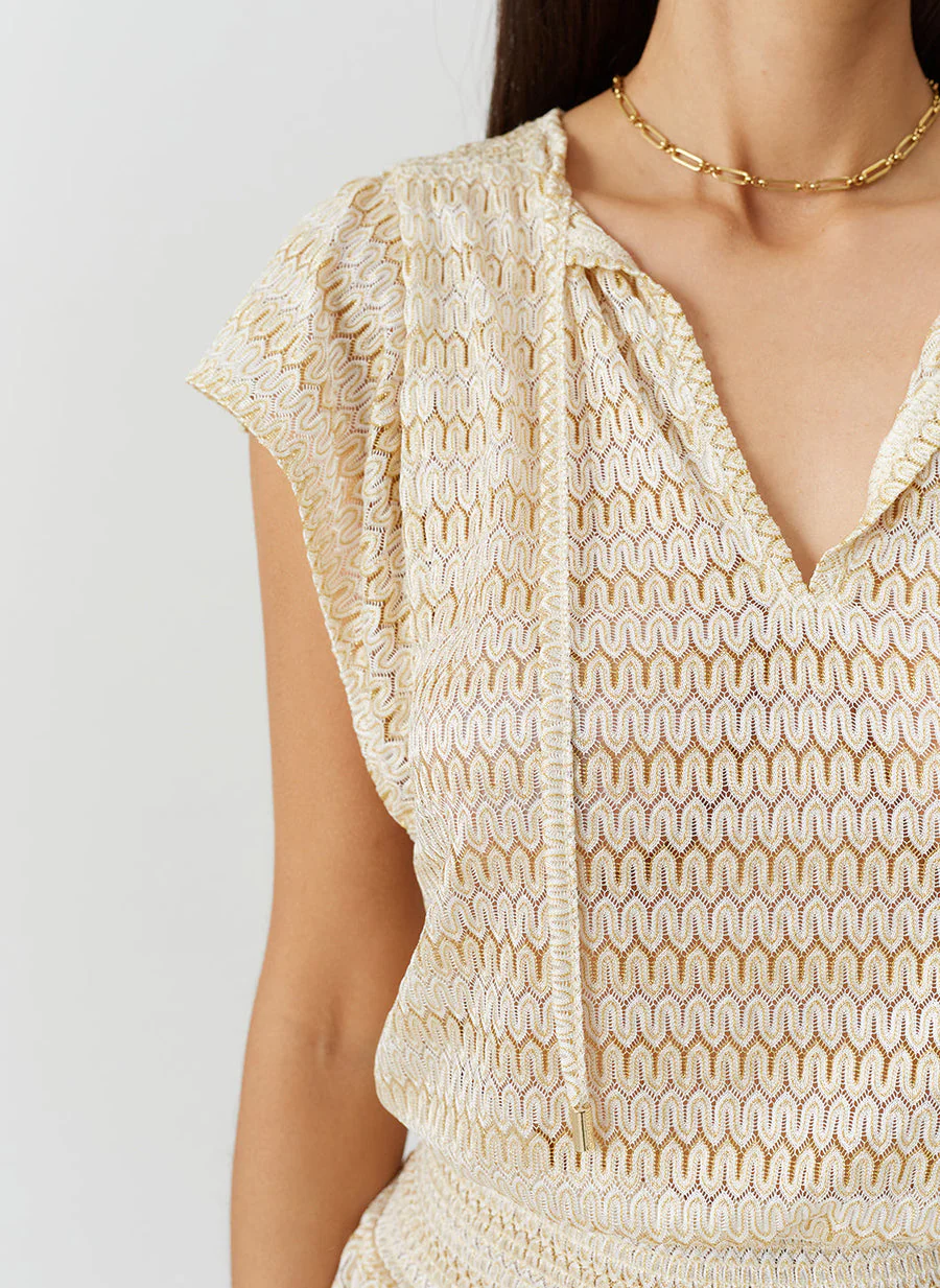 Remi Dress - Gold - Image 6