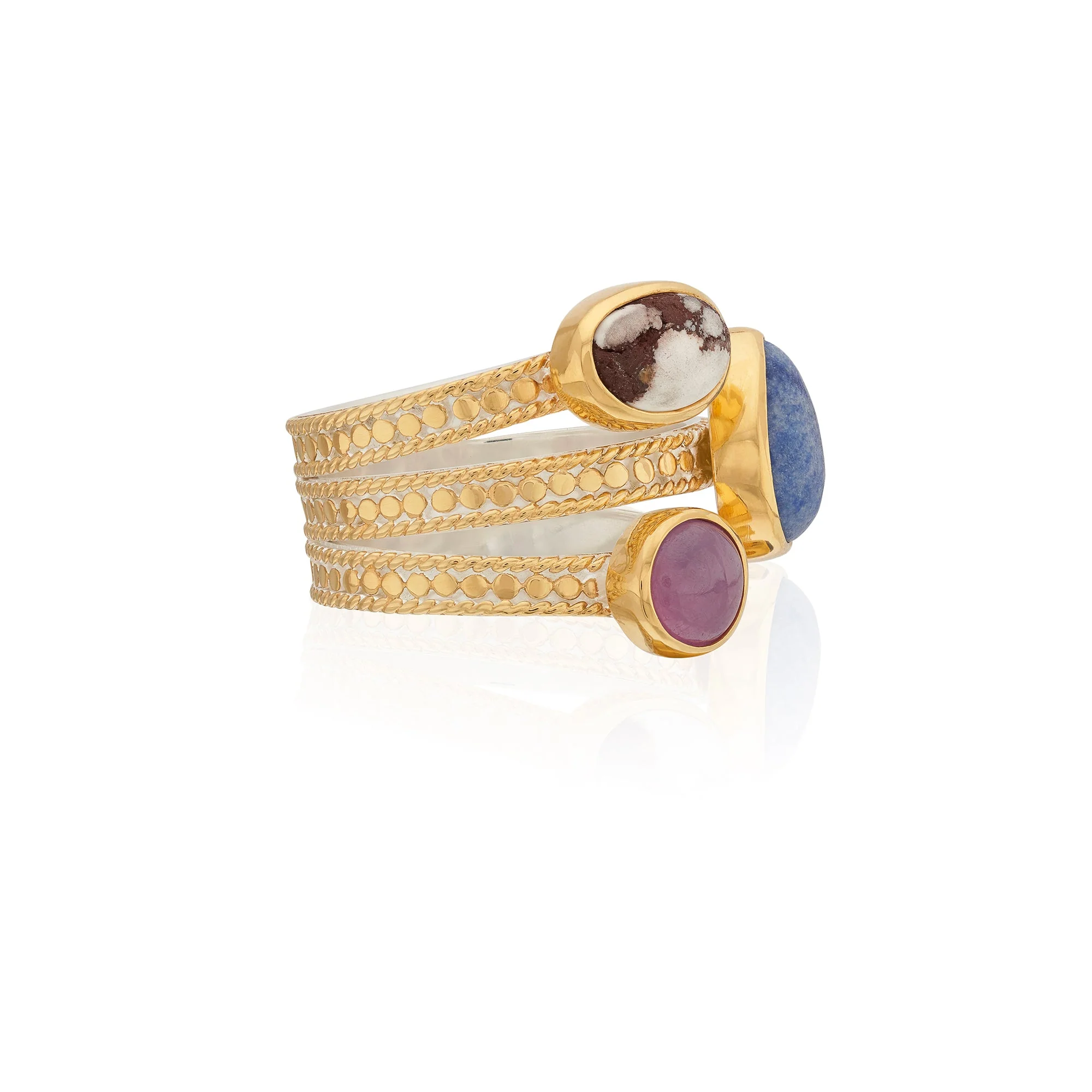 Multi-Stone Faux Stack Ring - Image 3