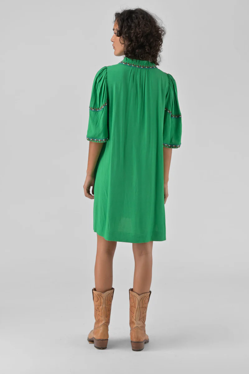 Rita Dress - Green - Image 4