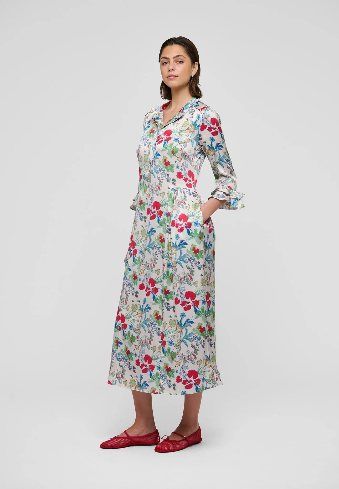 Rosannadea Dress - Fleurette Leche - Image 3