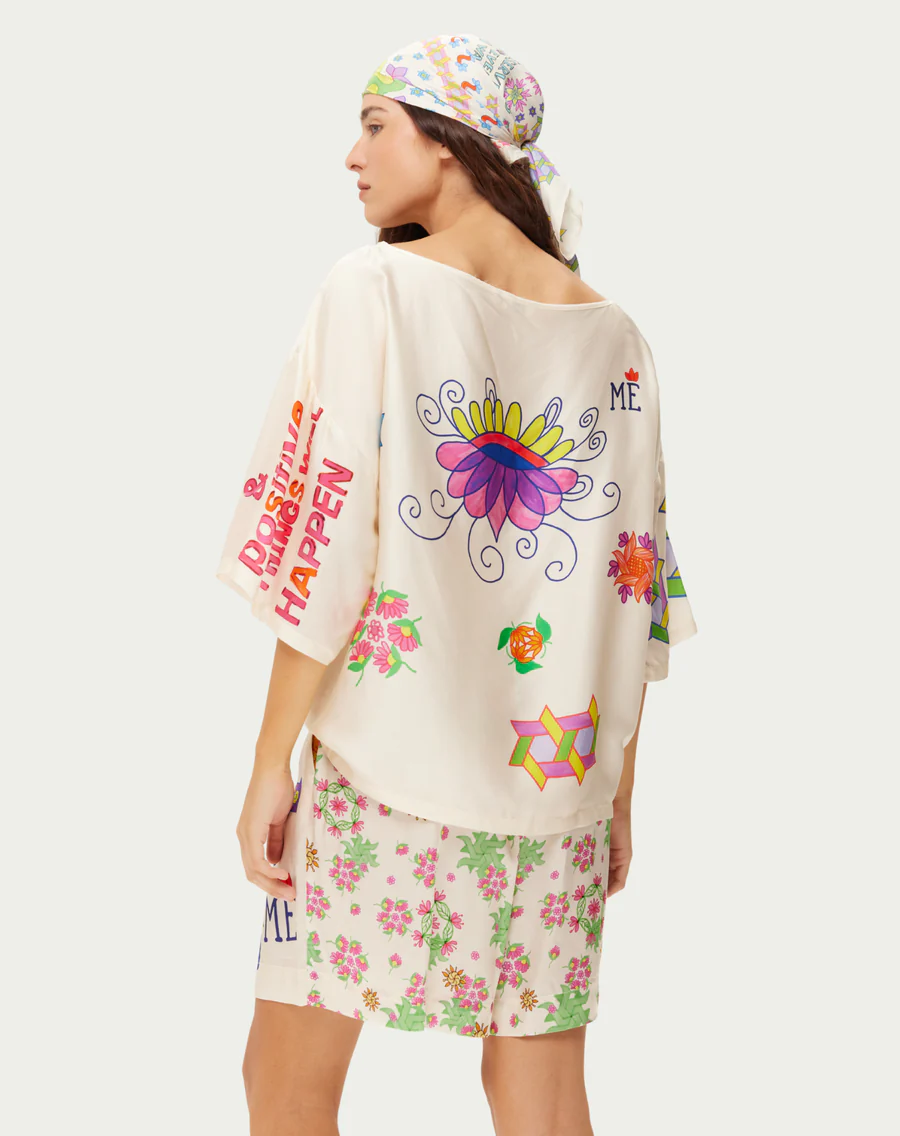 Ruby Cropped T-Shirt - Markers - Image 5