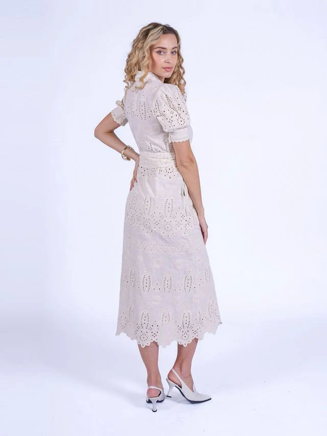 Sani Maxi Dress - Clotted Cream - Image 15