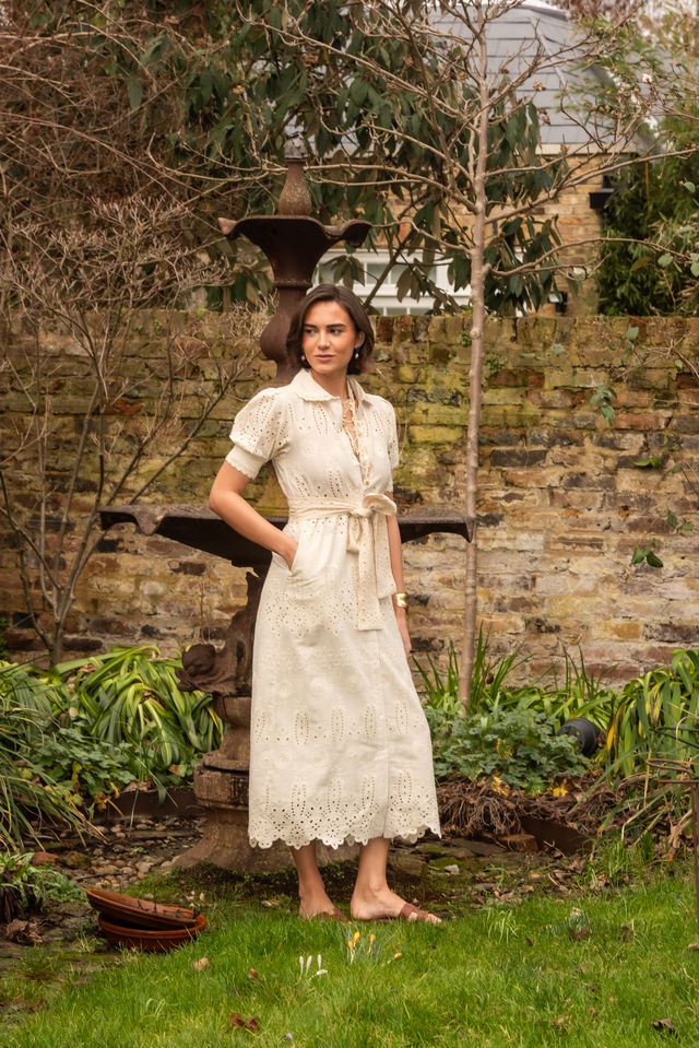 Sani Maxi Dress - Clotted Cream - Image 3