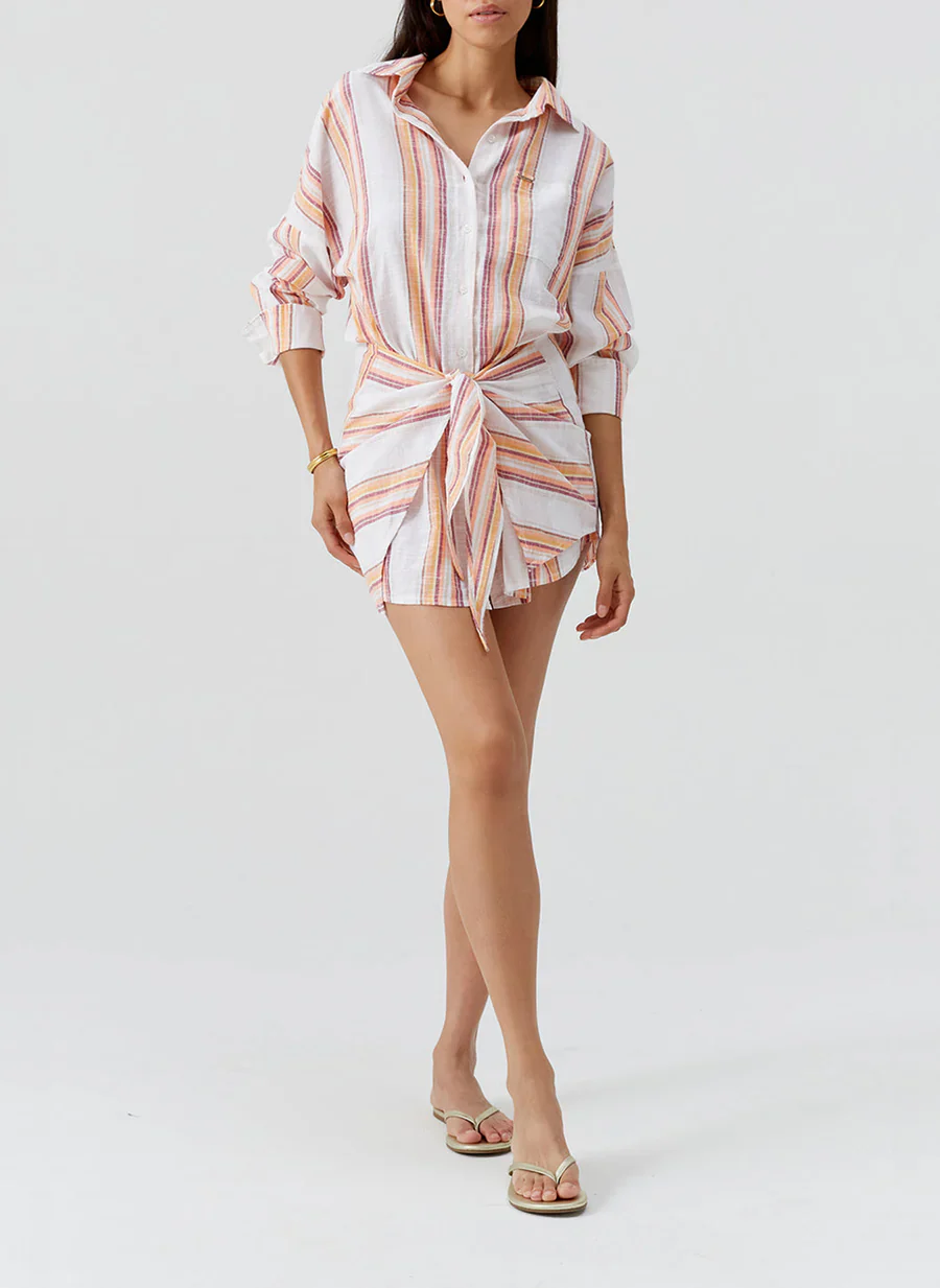 Sara Dress - Sunset Stripe - Image 3