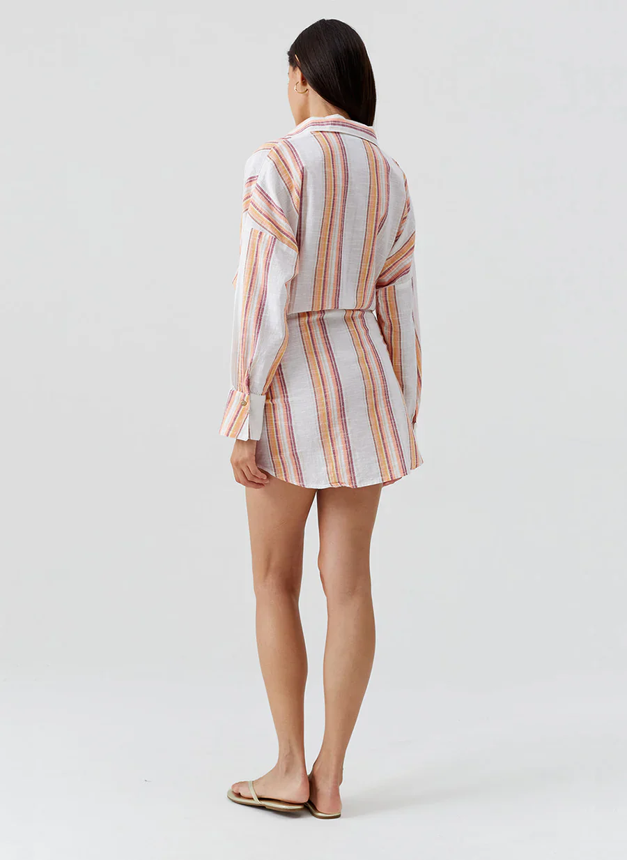 Sara Dress - Sunset Stripe - Image 4