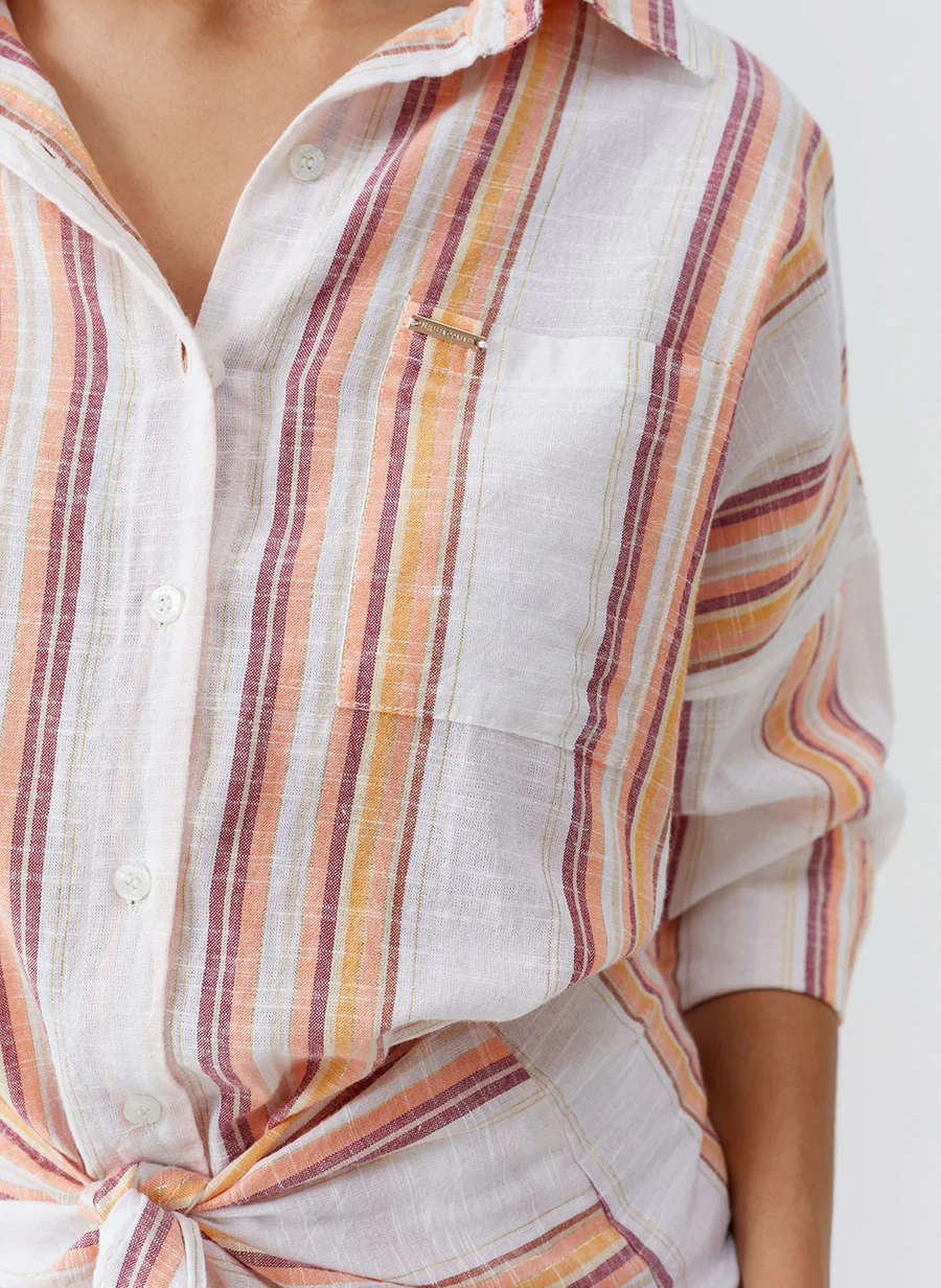 Sara Dress - Sunset Stripe - Image 6