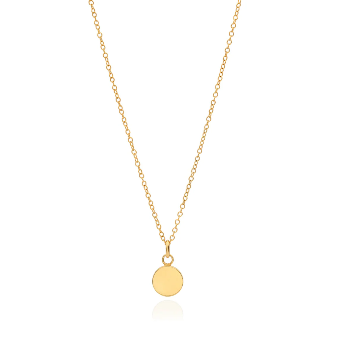 SM Circle Pendant - Gold - Image 2