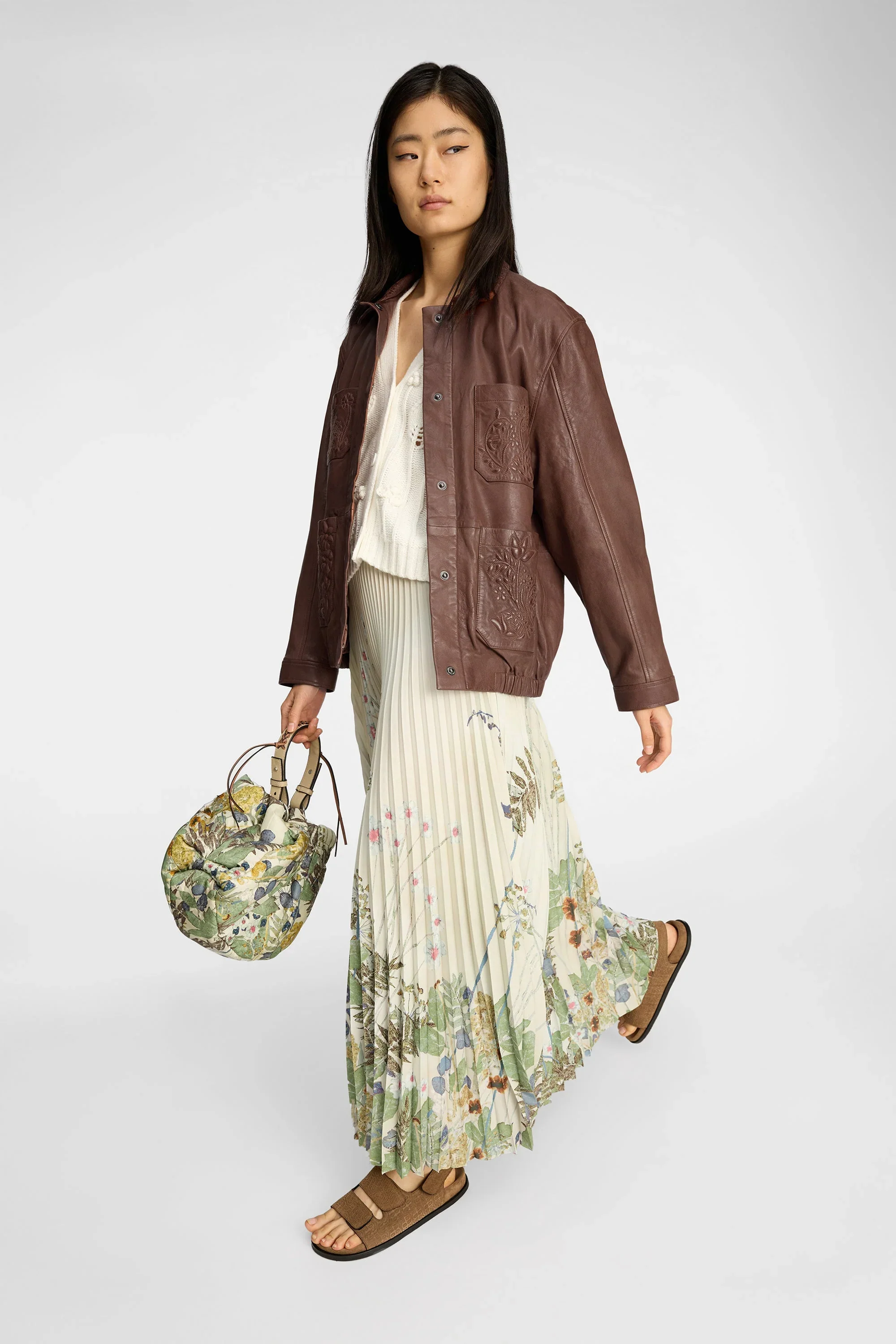 Taulla Skirt - Print Creme - Image 3