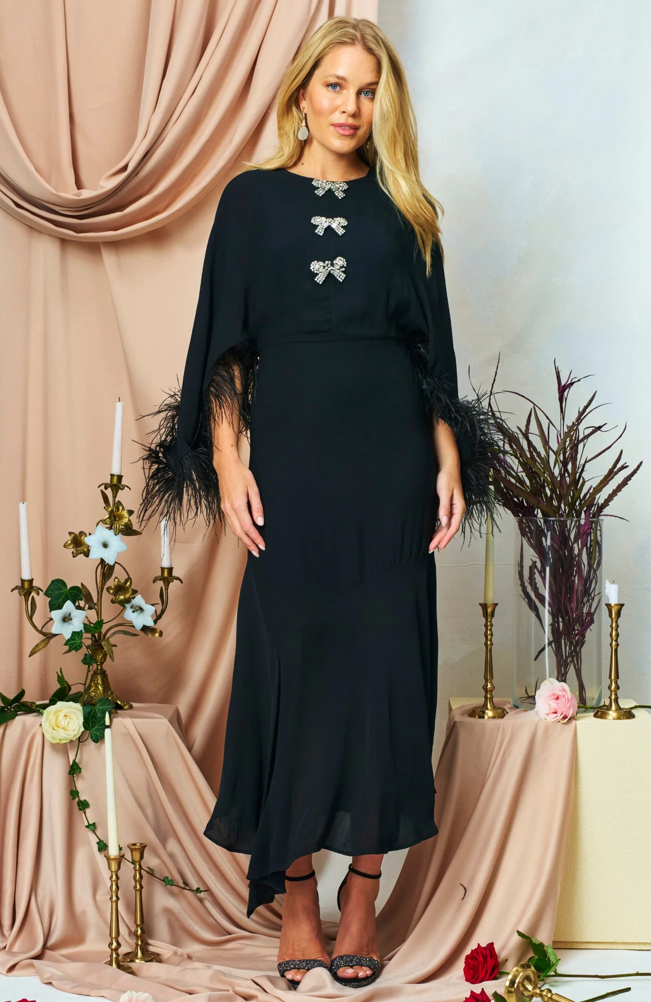 The Helena Dress - Black - Image 5