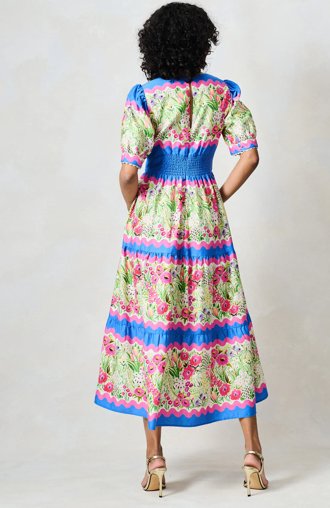 The Jo Dress - Blue/Pink - Image 6