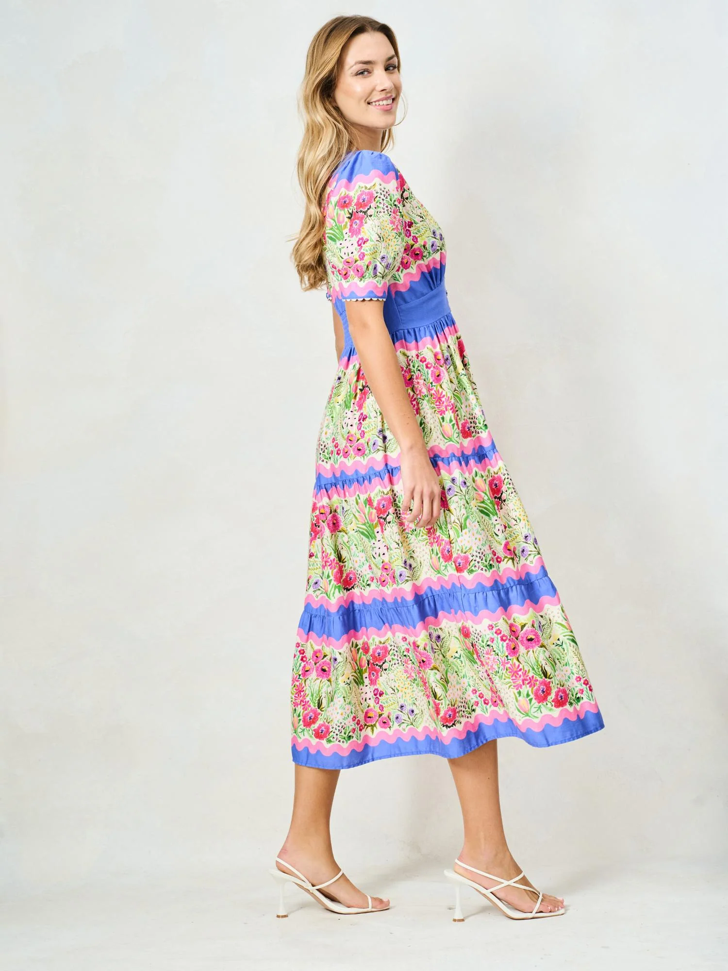 The Jo Dress - Blue/Pink - Image 9