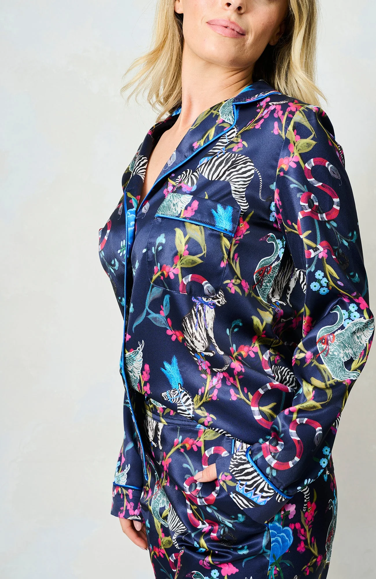 The Suzanne Pyjamas - Silky Zebra - Image 8